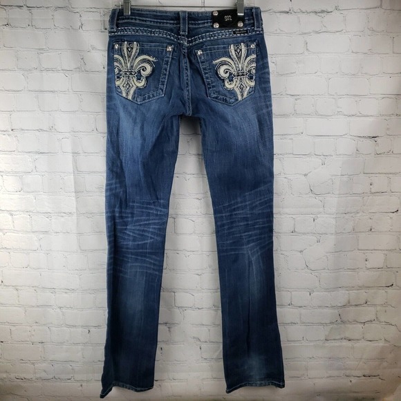 Womens‎ Miss Me JP5182B7 Boot Jeans! Size 29x34 - Picture 6 of 13
